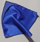 FAZZOLETTO SETA BLU 30X30CM