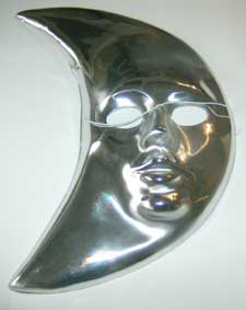 Maschera plastica luna