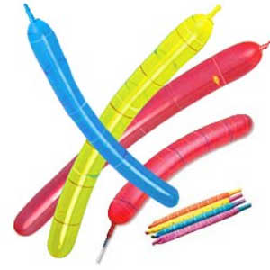 10 palloncini ROCKET vari colori