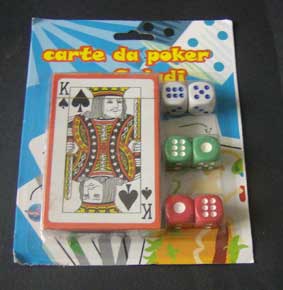 1 mazzo eco + dadi