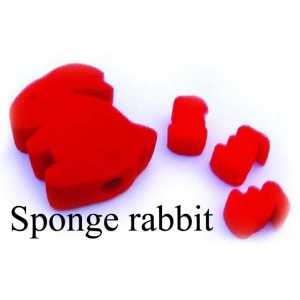 spugna coniglio con piccoli, giochi di prestigio,magia