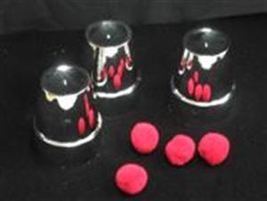 bussolotti plastica cromati,giochi di prestigio,trucchi di magia