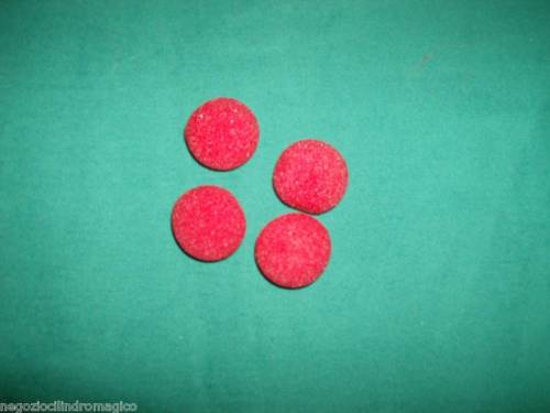 4 palline spugna piccole MISURA 3,5CM