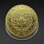Moneta Maya Piramide colore oro