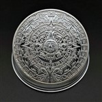 Moneta Maya Piramide colore argento