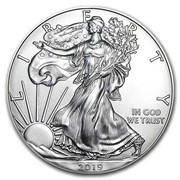 Riproduzione Moneta Statua della Liberta Usa colore argento