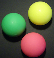 SET TRE PALLINE FLUORESCENTI